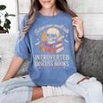 Introverted But Willing To Discuss Books Cozy Aesthetic Women's Comfort Colors T-Shirt Chalky Mint Introverted But Willing To Discuss Books Cozy Aesthetic Women's Comfort Colors T-Shirt Chalky Mint