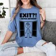 Irony Sarcasm Introvert Dry Humor Cartoon Comic Geek Nerd Women's Comfort Colors T-Shirt Chalky Mint