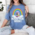 It's Book Fair Week Librarian Library Literacy Reading Women's Comfort Colors T-Shirt Chalky Mint