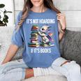 It's Not Hoarding If It's Books ShirtDragon Reading Book Women's Comfort Colors T-Shirt Chalky Mint