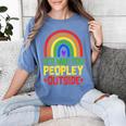 It's Way Too Peopley Outside Anti Social Introvert Women's Comfort Colors T-Shirt Chalky Mint It's Way Too Peopley Outside Anti Social Introvert Women's Comfort Colors T-Shirt Chalky Mint