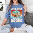 Just A Boy Who Loves Books Reading Bookworm Boys Kids Women's Comfort Colors T-Shirt Chalky Mint Just A Boy Who Loves Books Reading Bookworm Boys Kids Women's Comfort Colors T-Shirt Chalky Mint