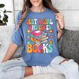 Just A Girl Who Loves Books Reading Cute Bookworm Girls Kids Women's Comfort Colors T-Shirt Chalky Mint