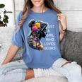 Just a Girl Who Loves Books Women's Comfort Colors T-Shirt Chalky Mint Just a Girl Who Loves Books Women's Comfort Colors T-Shirt Chalky Mint