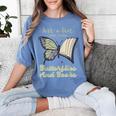 Just a Girl Who Loves Butterflies And Books Butterfly Women's Comfort Colors T-Shirt Chalky Mint
