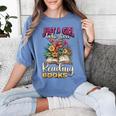 Just A Girl Who Loves Reading Books Women's Comfort Colors T-Shirt Chalky Mint Just A Girl Who Loves Reading Books Women's Comfort Colors T-Shirt Chalky Mint