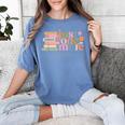 Just One More Chapter Book Lovers Reading Teacher Women's Comfort Colors T-Shirt Chalky Mint Just One More Chapter Book Lovers Reading Teacher Women's Comfort Colors T-Shirt Chalky Mint