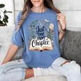 Just One More Chapter Bookish Book Reading Botanical Women's Comfort Colors T-Shirt Chalky Mint Just One More Chapter Bookish Book Reading Botanical Women's Comfort Colors T-Shirt Chalky Mint