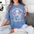 Just One More Chapter Mushrooms Gothic Skeleton Book Lover Premium Women's Comfort Colors T-Shirt Chalky Mint Just One More Chapter Mushrooms Gothic Skeleton Book Lover Premium Women's Comfort Colors T-Shirt Chalky Mint