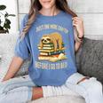 Just One More Chapter Sloth Sleeping On Books Reading Women's Comfort Colors T-Shirt Chalky Mint Just One More Chapter Sloth Sleeping On Books Reading Women's Comfort Colors T-Shirt Chalky Mint