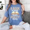 Librarian A Book A Day For Book Lover Reading Library Women's Comfort Colors T-Shirt Chalky Mint Librarian A Book A Day For Book Lover Reading Library Women's Comfort Colors T-Shirt Chalky Mint