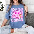 Library Book Fair Queen Vibe Groovy Tie Dye School Reading Women's Comfort Colors T-Shirt Chalky Mint Library Book Fair Queen Vibe Groovy Tie Dye School Reading Women's Comfort Colors T-Shirt Chalky Mint