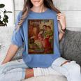 Louisa May Alcott Coming Of Age Novel Little Women Book Cover Small Women's Comfort Colors T-Shirt Chalky Mint
