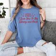 I Love You To The Library And Back Book Lover Quote Women's Comfort Colors T-Shirt Chalky Mint