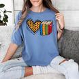 Love Reading Book Librarian Across America Men Women Kids Women's Comfort Colors T-Shirt Chalky Mint