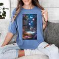 Magic Books Butterflies Fantasy Nature Tea Enchanting Women's Comfort Colors T-Shirt Chalky Mint Magic Books Butterflies Fantasy Nature Tea Enchanting Women's Comfort Colors T-Shirt Chalky Mint