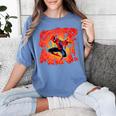 Marvel Spider-Man Peter Parker Comic Book Letter Logo Women's Comfort Colors T-Shirt Chalky Mint