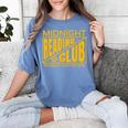 Midnight Reading Club Night Owl Book Readers Women's Comfort Colors T-Shirt Chalky Mint