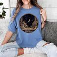 Moon Book Bookshelf Library Coffee Cup Star Stars Pattern Women's Comfort Colors T-Shirt Chalky Mint Moon Book Bookshelf Library Coffee Cup Star Stars Pattern Women's Comfort Colors T-Shirt Chalky Mint