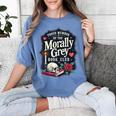 Morally Grey Merch Dark Romance Romantasy Smutty Book Lover Women's Comfort Colors T-Shirt Chalky Mint