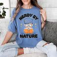 Nerdy By Nature Chibi Cute Book Lover Women's Comfort Colors T-Shirt Chalky Mint Nerdy By Nature Chibi Cute Book Lover Women's Comfort Colors T-Shirt Chalky Mint