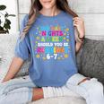 How Many Nights A Week Should You Be Reading 6-7 Book Lovers Women's Comfort Colors T-Shirt Chalky Mint