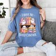I Have No Shelf Control Ghost Reading Books Pun Women's Comfort Colors T-Shirt Chalky Mint
