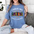 No Shelf Control Read Reading Book Librarian Men Women Kids Women's Comfort Colors T-Shirt Chalky Mint