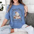 North Pole Book Club Christmas Xmas Hot Cocoa Bookish Women's Comfort Colors T-Shirt Chalky Mint
