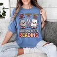 Nothing Goes Beyond Reading Rock Paper Scissors Book Women's Comfort Colors T-Shirt Chalky Mint