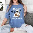 October Reading And Library Awareness Books And Boos Women's Comfort Colors T-Shirt Chalky Mint