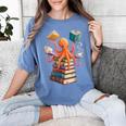 Octopus Book Reading Book Reader Ocean Octopus Women's Comfort Colors T-Shirt Chalky Mint