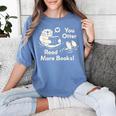 You Otter Read More Books Cute Otter Book Lover Women's Comfort Colors T-Shirt Chalky Mint