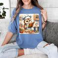Owl Learning To Cook With Cookbook Chef Apron Stove Cooking Women's Comfort Colors T-Shirt Chalky Mint