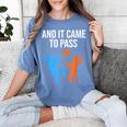 And It Came To Pass Book Of Mormon LDS Missionary Women's Comfort Colors T-Shirt Chalky Mint