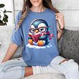 Penguin Reading a Book Animal Women's Comfort Colors T-Shirt Chalky Mint Penguin Reading a Book Animal Women's Comfort Colors T-Shirt Chalky Mint