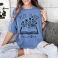 Plot Twist I'm Sober Women's Sobriety Book Reading Literary Women's Comfort Colors T-Shirt Chalky Mint