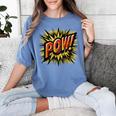 POW Comic Book Retro Artwork – Cartoon Collector Women's Comfort Colors T-Shirt Chalky Mint POW Comic Book Retro Artwork – Cartoon Collector Women's Comfort Colors T-Shirt Chalky Mint