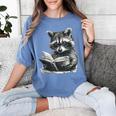 Raccoon With Book Cute Raccoons Reading Books Women's Comfort Colors T-Shirt Chalky Mint Raccoon With Book Cute Raccoons Reading Books Women's Comfort Colors T-Shirt Chalky Mint