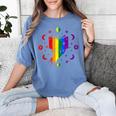 Rainbow Book With Stars And Moon Phases Gay Pride LGBT Women's Comfort Colors T-Shirt Chalky Mint Rainbow Book With Stars And Moon Phases Gay Pride LGBT Women's Comfort Colors T-Shirt Chalky Mint