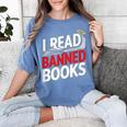I Read Banned Books Defiant And Bold Women's Comfort Colors T-Shirt Chalky Mint I Read Banned Books Defiant And Bold Women's Comfort Colors T-Shirt Chalky Mint
