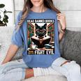 Read Banned Books Drink Coffee Fight Evil Book Reader Lovers Women's Comfort Colors T-Shirt Chalky Mint