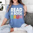 Read A Book Bruh Teacher Women's Comfort Colors T-Shirt Chalky Mint