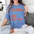 Read Book And Drink Coffee Book Club Reading Women's Comfort Colors T-Shirt Chalky Mint