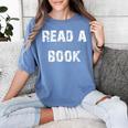 Read A Book Expand Your Mind Women's Comfort Colors T-Shirt Chalky Mint