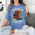 I Read Books Bookworm Halloween Women's Comfort Colors T-Shirt Chalky Mint