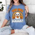 Read More Books Booooks Ghost Pumpkin Cute Teacher Halloween Women's Comfort Colors T-Shirt Chalky Mint Read More Books Booooks Ghost Pumpkin Cute Teacher Halloween Women's Comfort Colors T-Shirt Chalky Mint