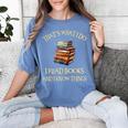 I Read Books And I Know Things l Book Reading Women's Comfort Colors T-Shirt Chalky Mint
