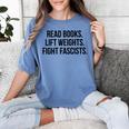 Read Books Lift Weights Fight Fascists Premium Tri-Blend Women's Comfort Colors T-Shirt Chalky Mint Read Books Lift Weights Fight Fascists Premium Tri-Blend Women's Comfort Colors T-Shirt Chalky Mint