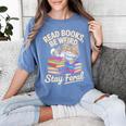 Read Books Be Weird Stay Feral Cat Women's Comfort Colors T-Shirt Chalky Mint Read Books Be Weird Stay Feral Cat Women's Comfort Colors T-Shirt Chalky Mint